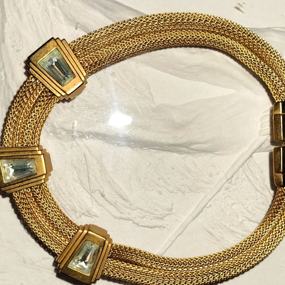 1980s Vintage Monet Statement Collar Necklace - Picture 6 of 12